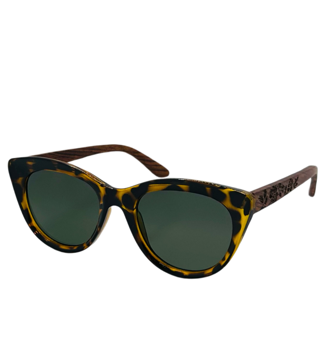 Khloe Tortoise Brown Lense Sunglasses Chilis Eyegear